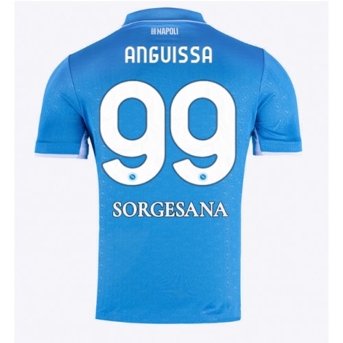 Fotbalové Dres SSC Napoli Frank Anguissa #99 Domácí 2024-25 Krátký Rukáv